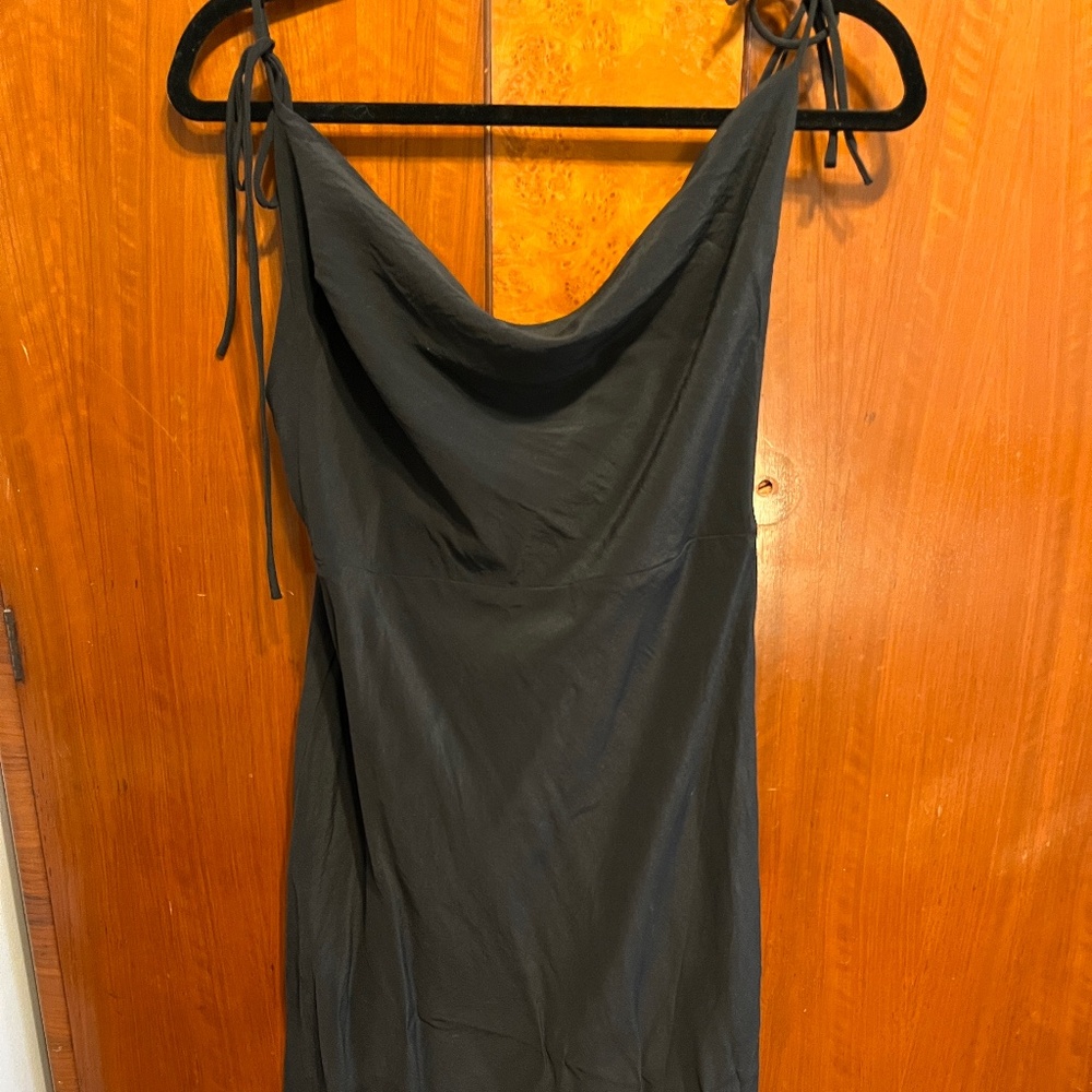 Black Silk Rat Boi Bellissima Slip Dress